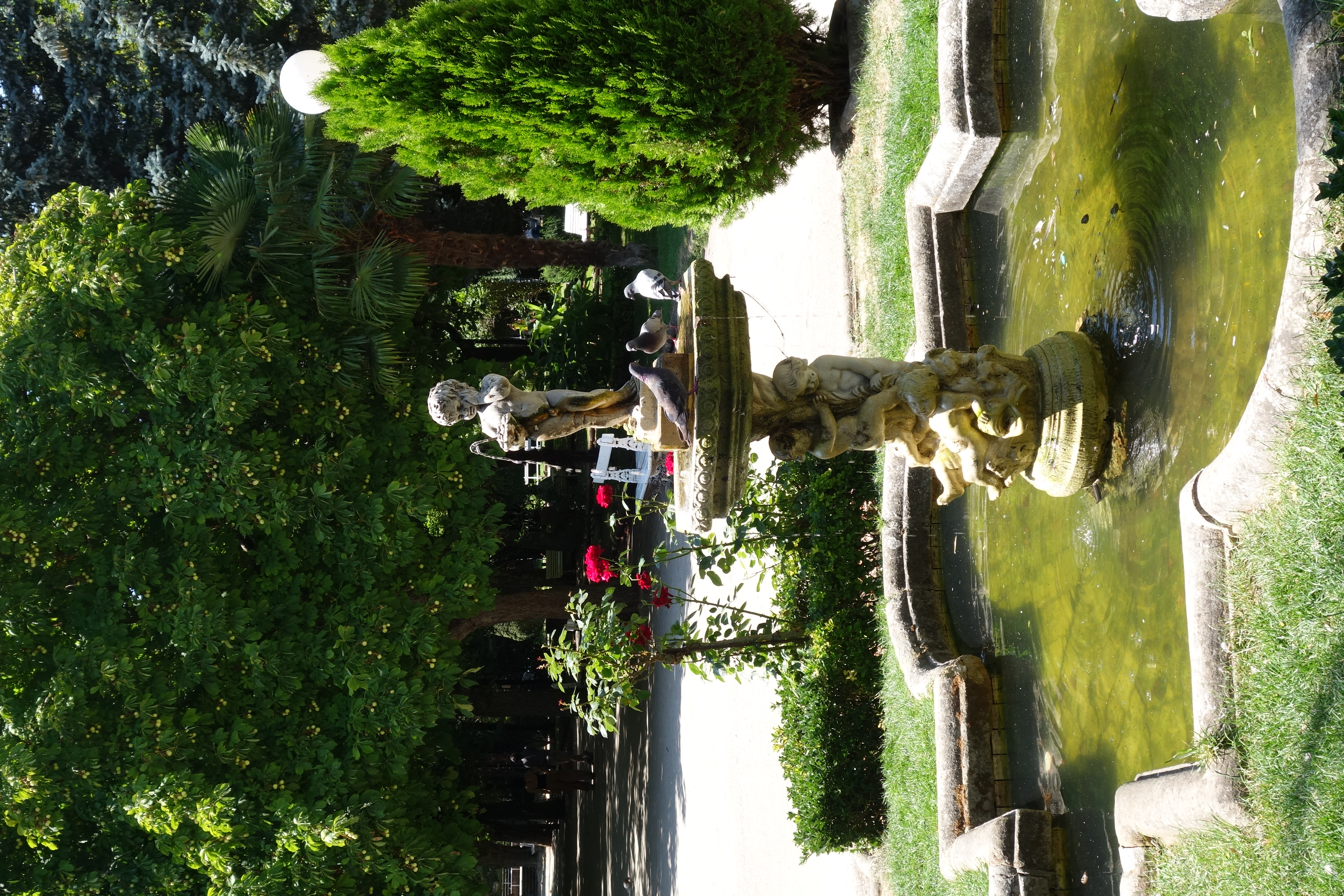 In the city park of Soria