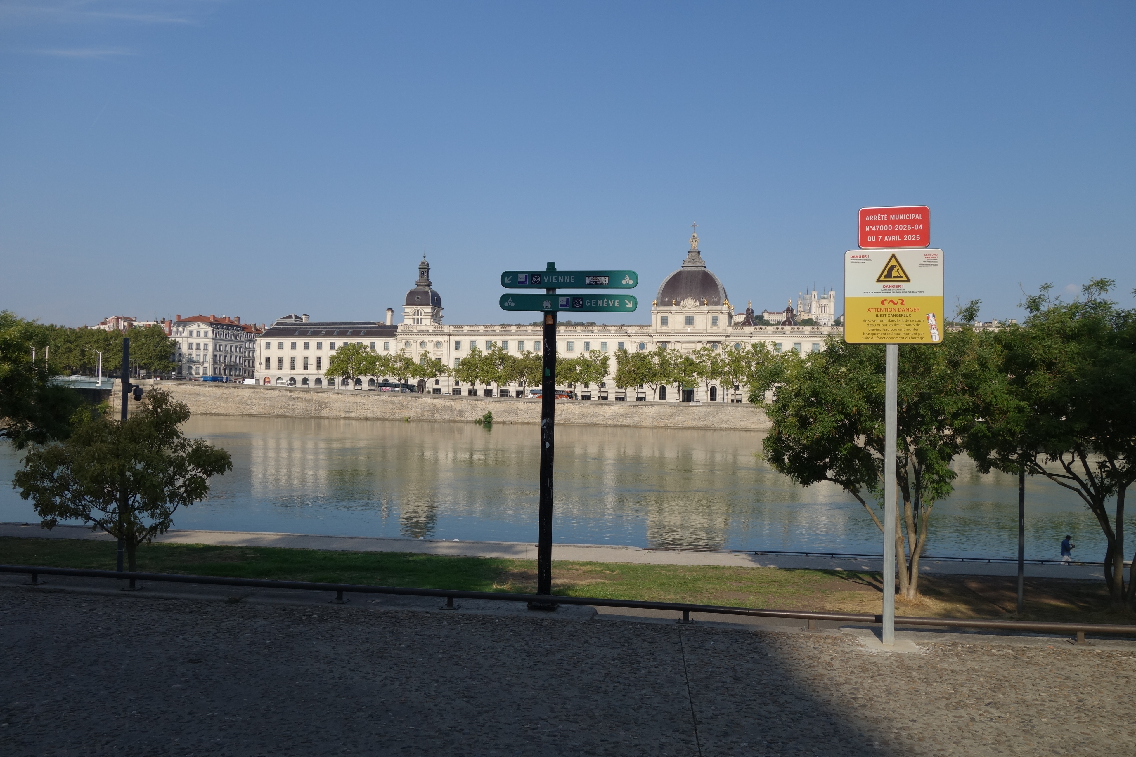 View of Lyon's old town
