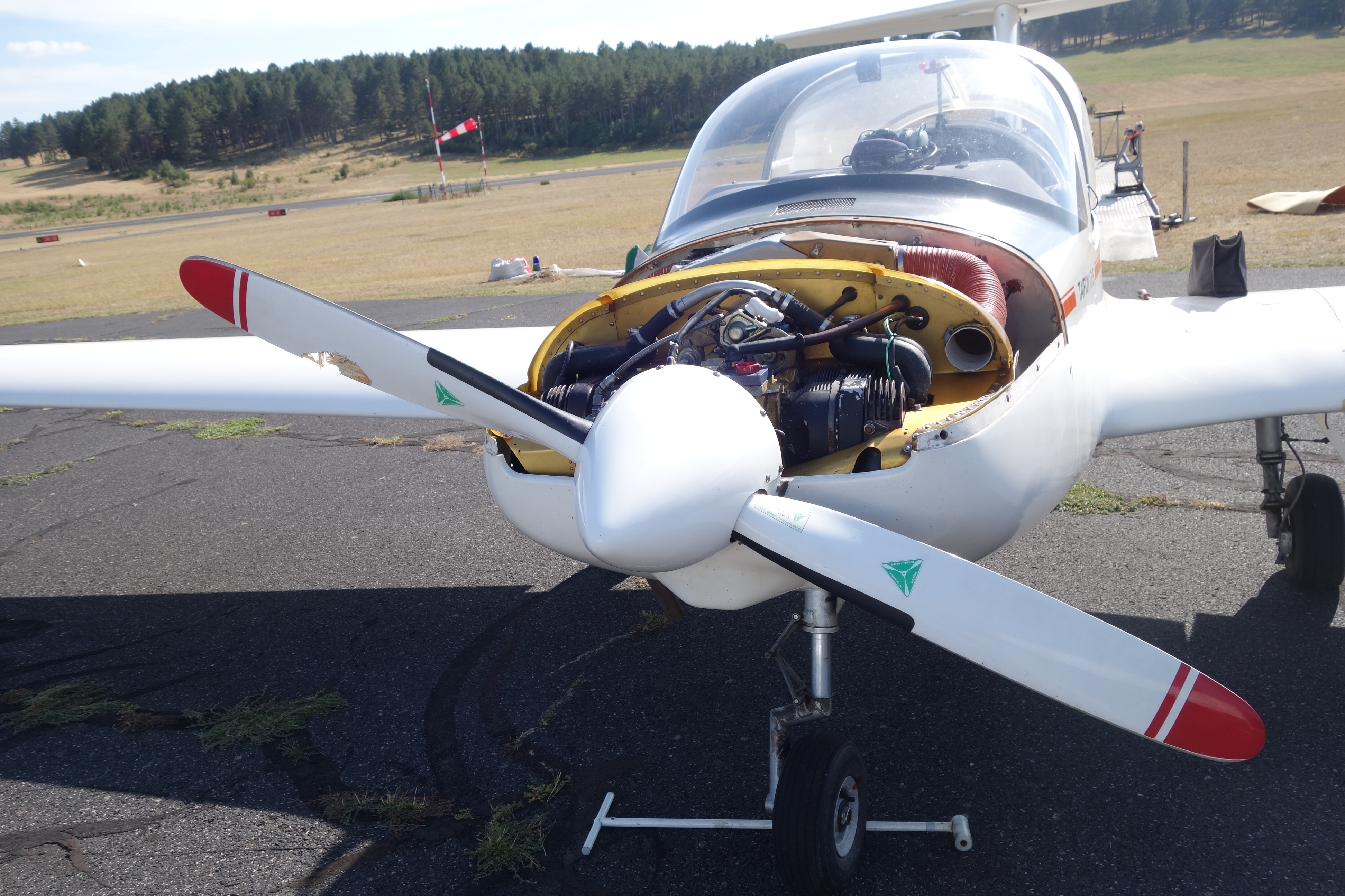 Propeller from the front