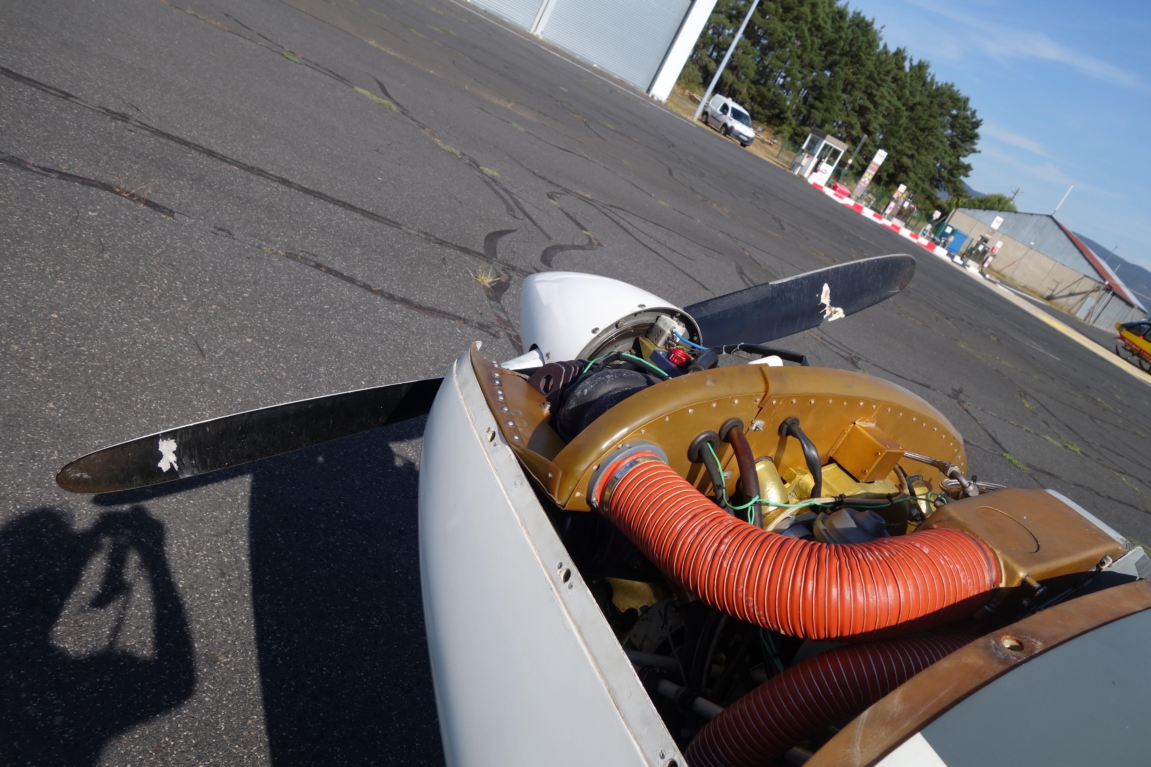 Propeller from behind